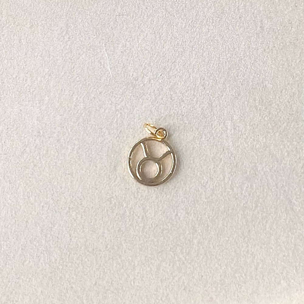 Golden Bull Zodiac Charm